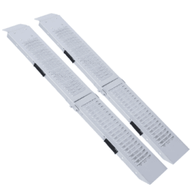 Metal Folding Ramps (Color: Silver)