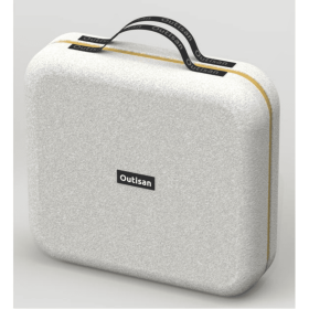 Picnic Camping Outdoor Dining Set Storage Bag (Color: White)