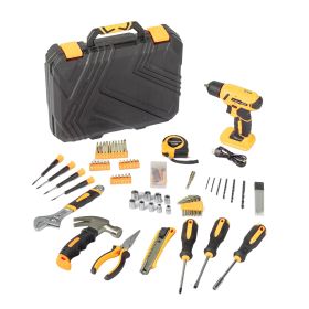 146pc 8v Electric Drill Plastic Box Tool Set (Option: 146pc tool set)